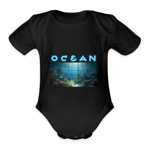Ocean: Beneath the Surface - Organic Short Sleeve Baby Bodysuit