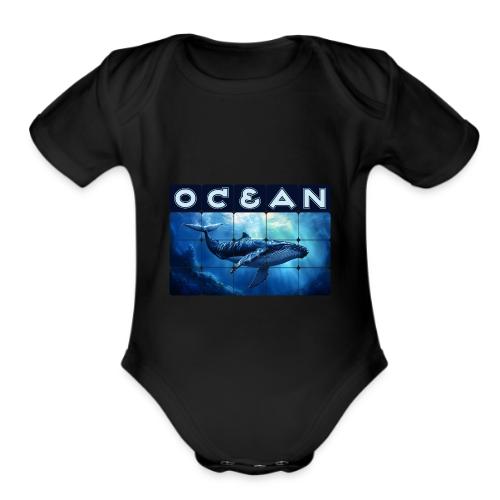 Ocean Titan - Organic Short Sleeve Baby Bodysuit