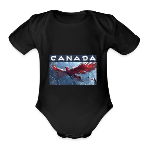 Canada Rising - Organic Short Sleeve Baby Bodysuit