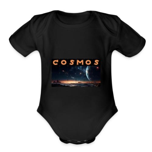 Nightfall Cosmos - Organic Short Sleeve Baby Bodysuit