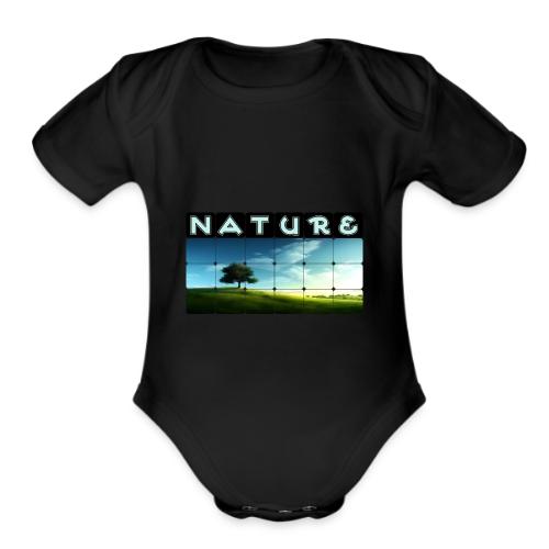 Nature: Solitary Strength - Organic Short Sleeve Baby Bodysuit