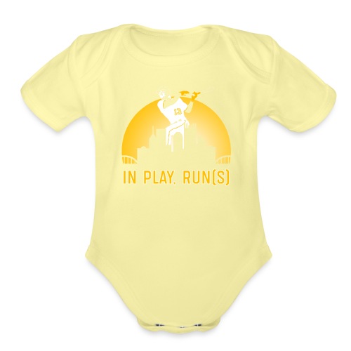 In Play, Run(s) - Organic Short Sleeve Baby Bodysuit