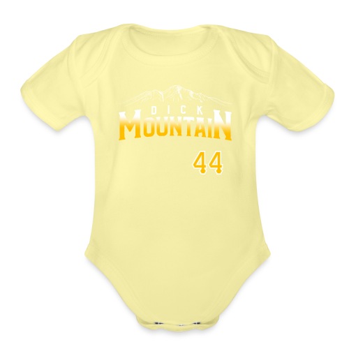 Dick Mountain 44 - Organic Short Sleeve Baby Bodysuit