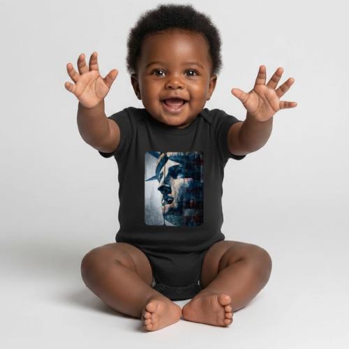 USA: Urban Liberty Triptych - Organic Short Sleeve Baby Bodysuit