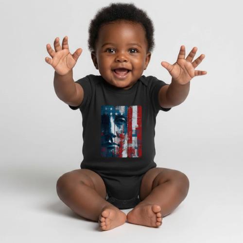 American Echoes - Organic Short Sleeve Baby Bodysuit