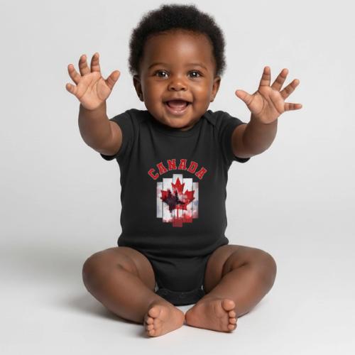 Canadian Pulse - Organic Short Sleeve Baby Bodysuit