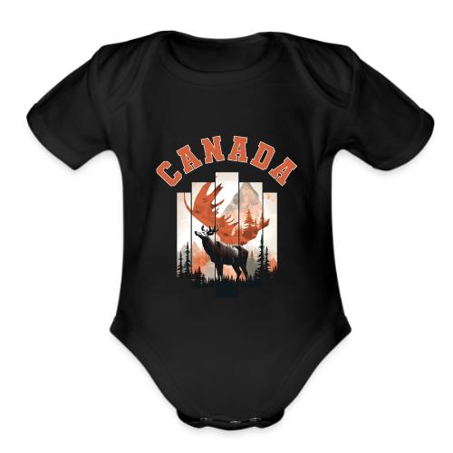 Great Canadian Outdoors - Organic Short Sleeve Baby Bodysuit