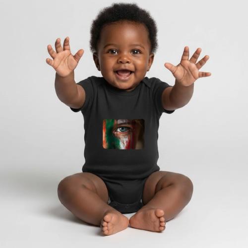 Mexico: Pride in Three Colors - Organic Short Sleeve Baby Bodysuit