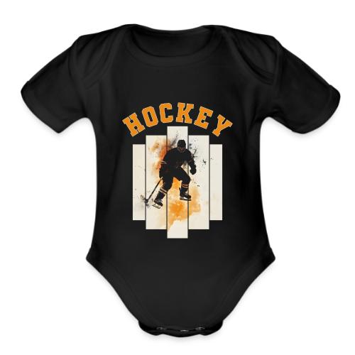 Hockey Grind - Organic Short Sleeve Baby Bodysuit