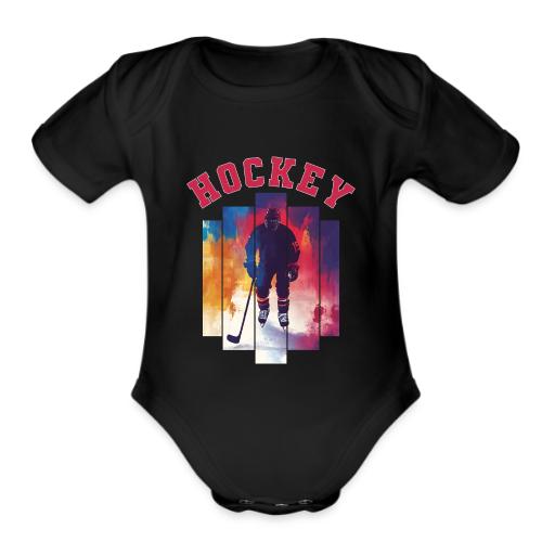 Hockey Zone - Organic Short Sleeve Baby Bodysuit
