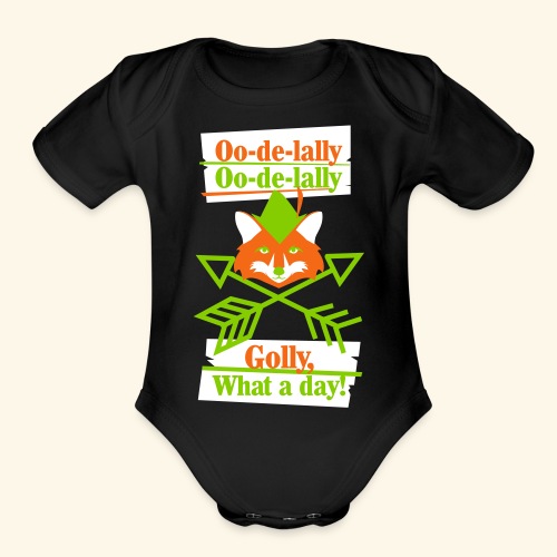Ooodelally2 - Organic Short Sleeve Baby Bodysuit