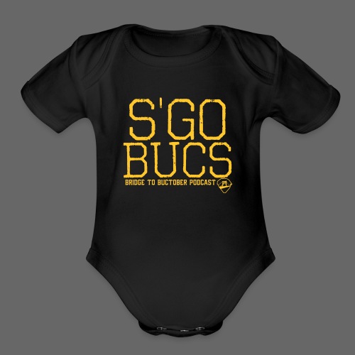 S'GO BUCS - Organic Short Sleeve Baby Bodysuit