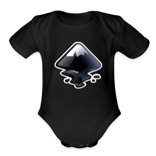 Inkscape Logo - Organic Short Sleeve Baby Bodysuit