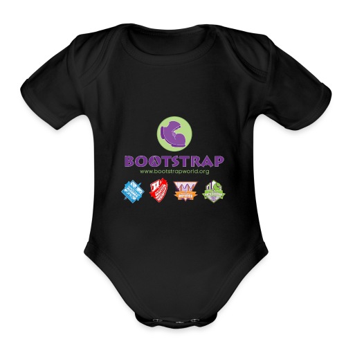 BOOTSTRAP Algebra Reactive Physics Data Science - Organic Short Sleeve Baby Bodysuit