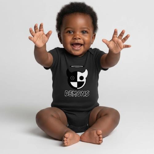 Demons - Organic Short Sleeve Baby Bodysuit