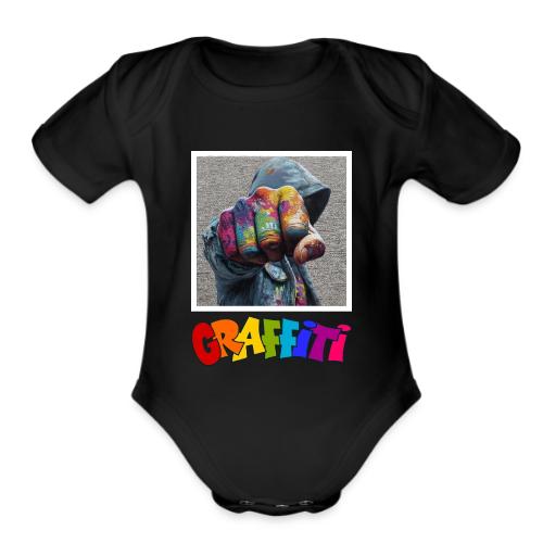 Graffiti: Urban Expression - Organic Short Sleeve Baby Bodysuit
