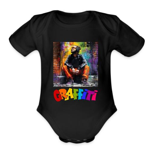 Graffiti: Urban Art - Organic Short Sleeve Baby Bodysuit