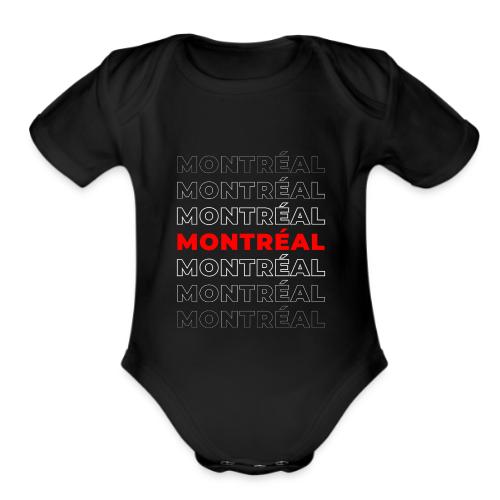 Montreal Echoes - Organic Short Sleeve Baby Bodysuit
