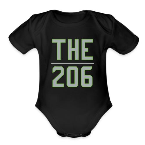THE | 206 - Fan Style Sportswear - Washington Edit - Organic Short Sleeve Baby Bodysuit