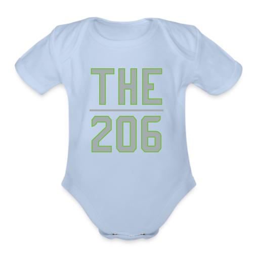 THE | 206 - Fan Style Sportswear - Washington Edit - Organic Short Sleeve Baby Bodysuit
