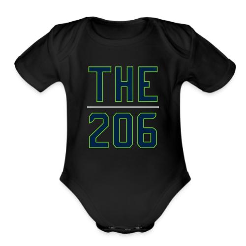 THE | 206 - Washington Spirit Gear - Game Day Line - Organic Short Sleeve Baby Bodysuit