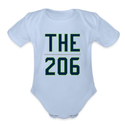 THE | 206 - Washington Spirit Gear - Game Day Line - Organic Short Sleeve Baby Bodysuit