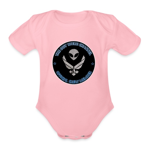 BlackOpsTrans1-FrontOnly - Organic Short Sleeve Baby Bodysuit
