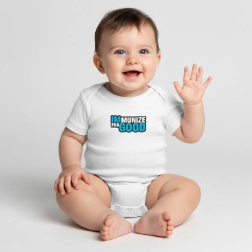 Immunize for Good - Organic Short Sleeve Baby Bodysuit