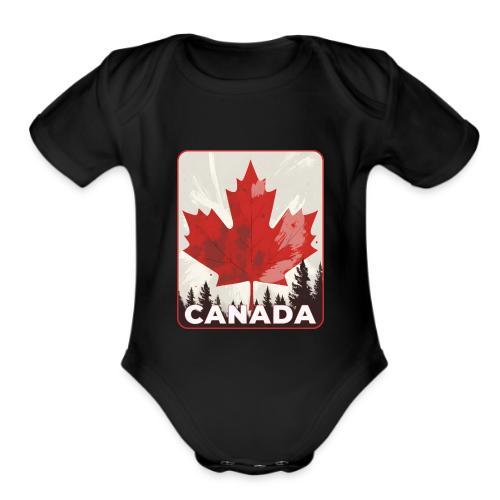 Echoes of Canada - Organic Short Sleeve Baby Bodysuit