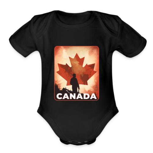 Canada Stands Tall - Organic Short Sleeve Baby Bodysuit