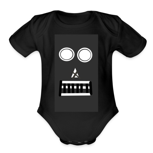 KingRay the robot - Organic Short Sleeve Baby Bodysuit