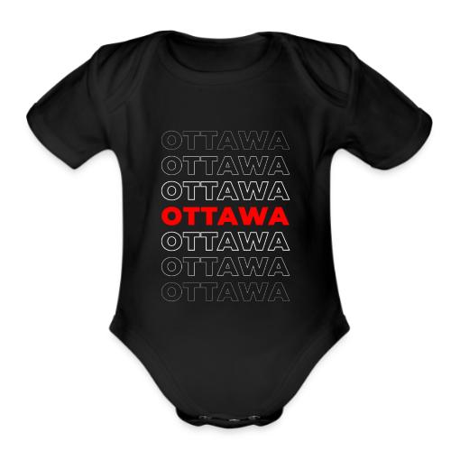 Ottawa Centered - Organic Short Sleeve Baby Bodysuit