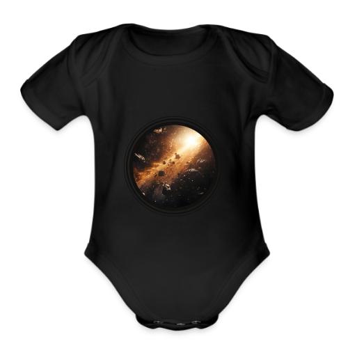 Asteroids Pulse - Organic Short Sleeve Baby Bodysuit