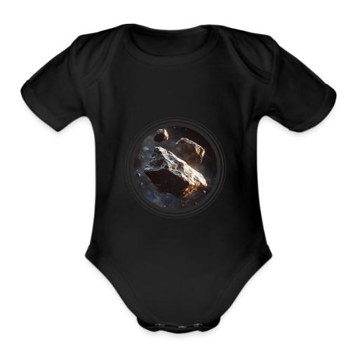 Asteroids Frontier - Organic Short Sleeve Baby Bodysuit