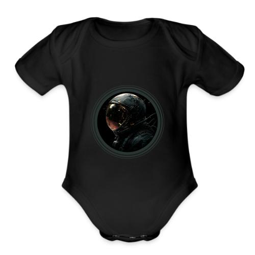 Astronaut: Reach for the stars - Organic Short Sleeve Baby Bodysuit