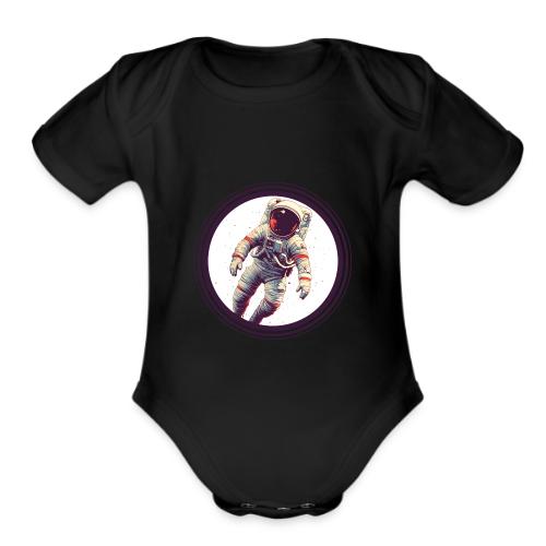 Astronaut: From Earth to the cosmos - Organic Short Sleeve Baby Bodysuit