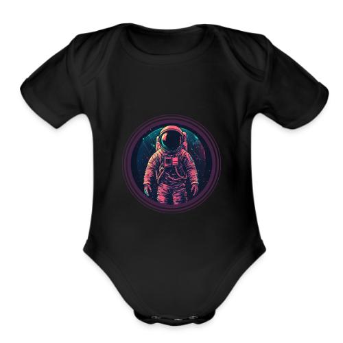Astronaut: Explore the unknown - Organic Short Sleeve Baby Bodysuit