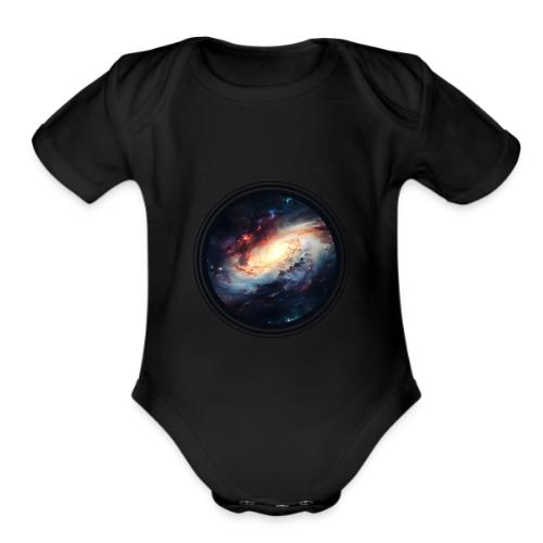 Galaxy Mirage - Organic Short Sleeve Baby Bodysuit