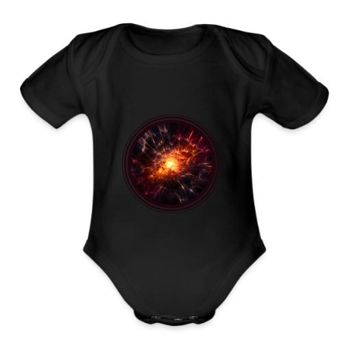 Supernova: Stellar Burst - Organic Short Sleeve Baby Bodysuit