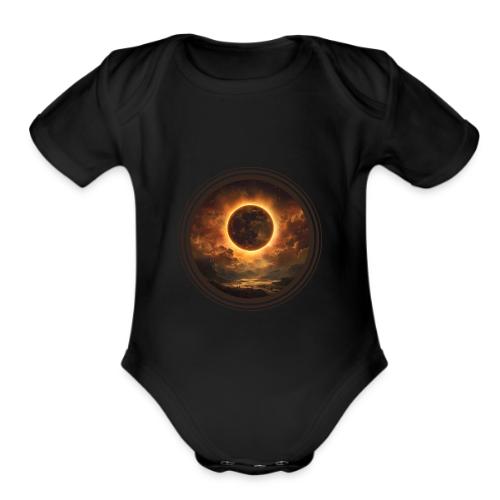 Eclipse Canvas - Organic Short Sleeve Baby Bodysuit