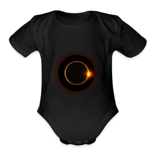 Solar Eclipse - Organic Short Sleeve Baby Bodysuit