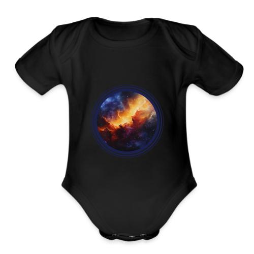 Nebula Dreams - Organic Short Sleeve Baby Bodysuit