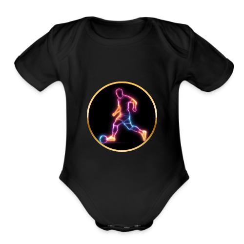 Virtual Football Hero - Organic Short Sleeve Baby Bodysuit