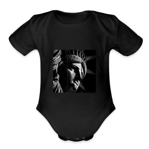USA: Shadow of Liberty - Organic Short Sleeve Baby Bodysuit