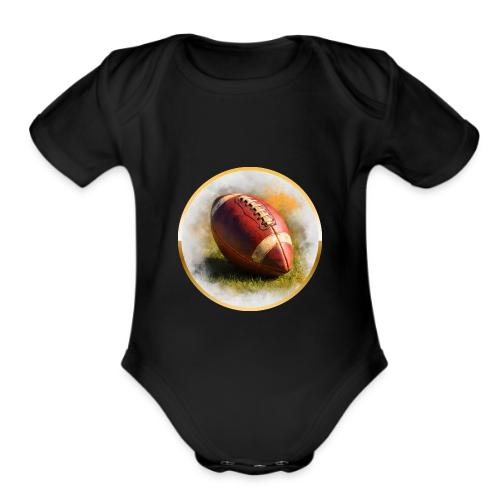 American Football: Heart of the Gridiron - Organic Short Sleeve Baby Bodysuit