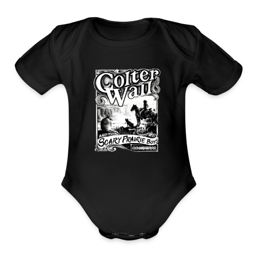 Contry wall Vintage - Organic Short Sleeve Baby Bodysuit
