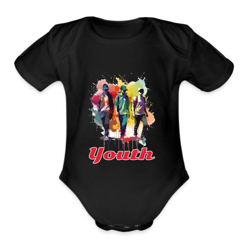 Forever Youthful - Organic Short Sleeve Baby Bodysuit