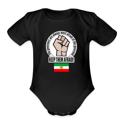 Iran - Clothes and items in support for the people - Organic Short Sleeve Baby Bodysuit
