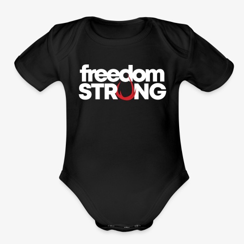 Freedom Strong - Organic Short Sleeve Baby Bodysuit