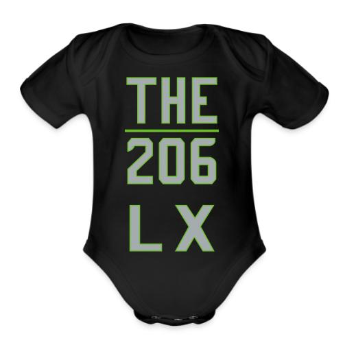 THE | 206 - Vibrant Fan Fashion - Game Win Edition - Organic Short Sleeve Baby Bodysuit